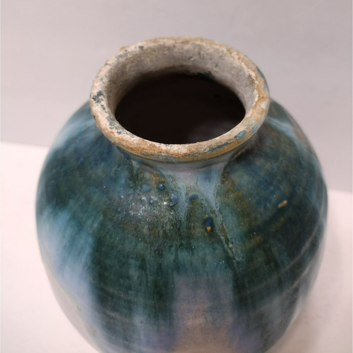 Richard Sanderson Toad Hall Pottery Vase, Hand Crafted Studio Artisan Signed Ceramics, Vintage 1980s, New Hampshire
