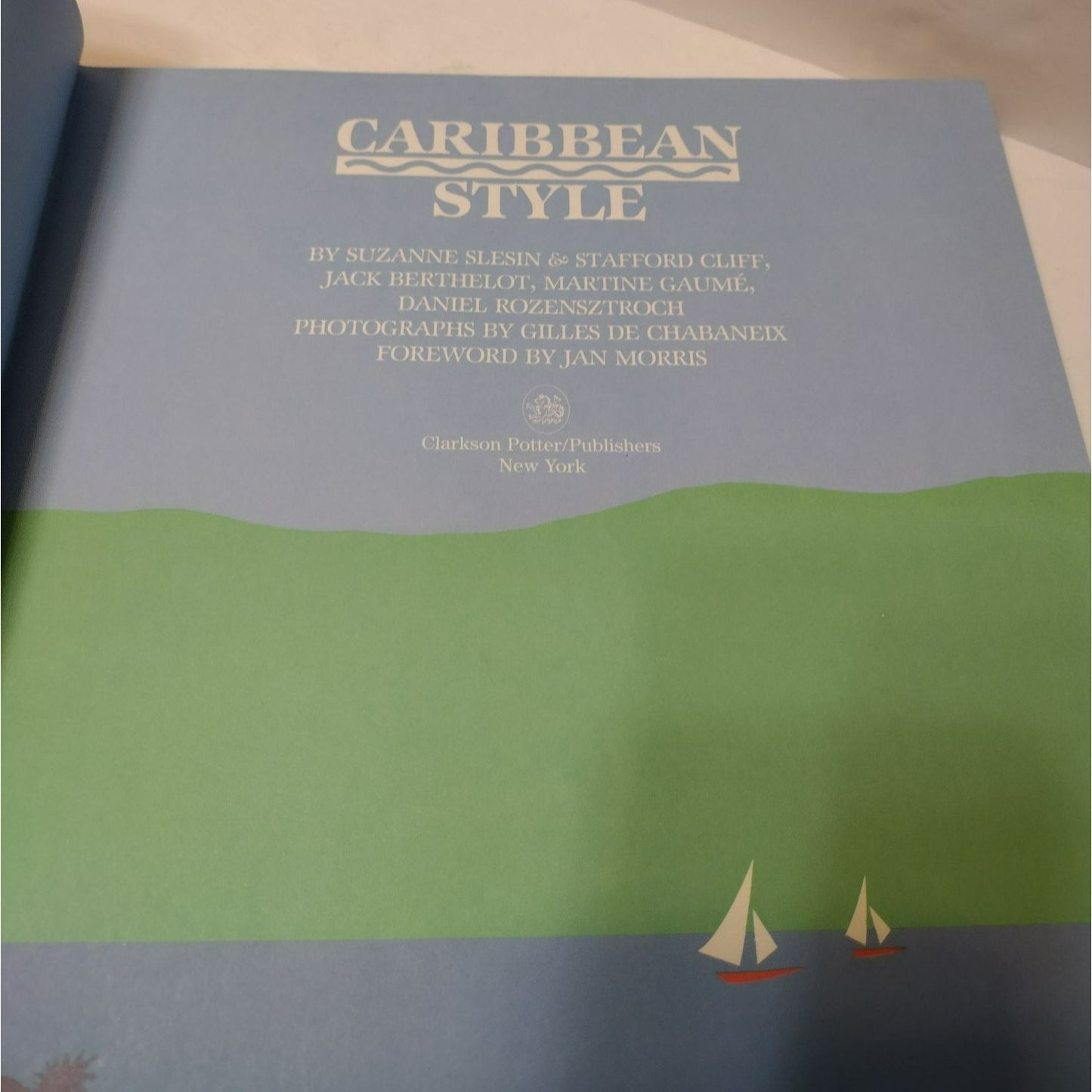 Caribbean Style Hardcover, Vintage Coffee Table Book, 1985, Suzanne Slesin
