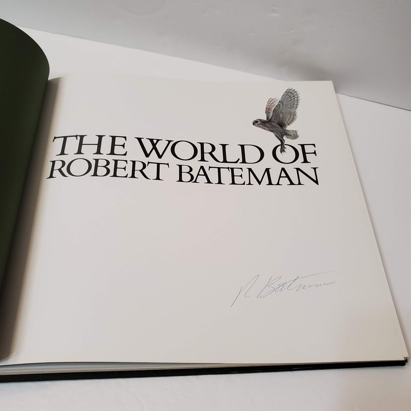 The World of Robert Bateman, Hardcover Art Book, Signed First Edition 1985 MINT