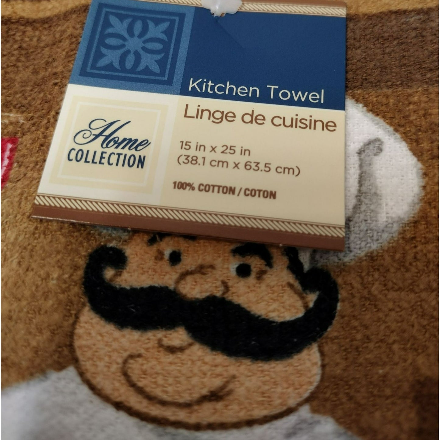 Fat Chef Kitchen Set, 6 pc Towels Oven Mitt Scrubber Dish Cloths, Red Brown NEW